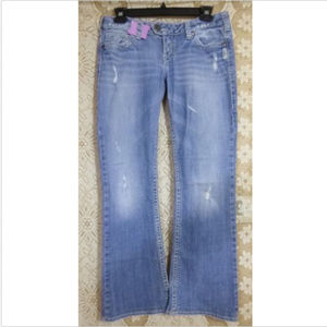 Silver Tuesday Womens Blue Denim Jeans SizeW27/L33